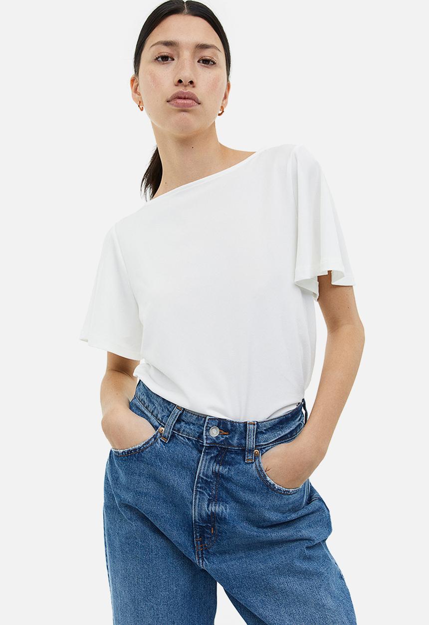 H&M - Jersey top - white