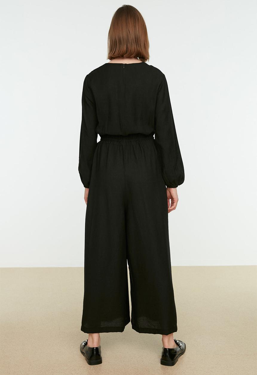 Trendyol - Modest wide leg jumpsuit - black