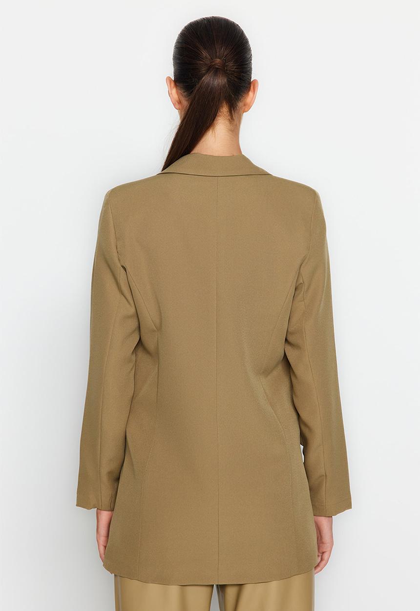 Trendyol - Regular blazer - khaki