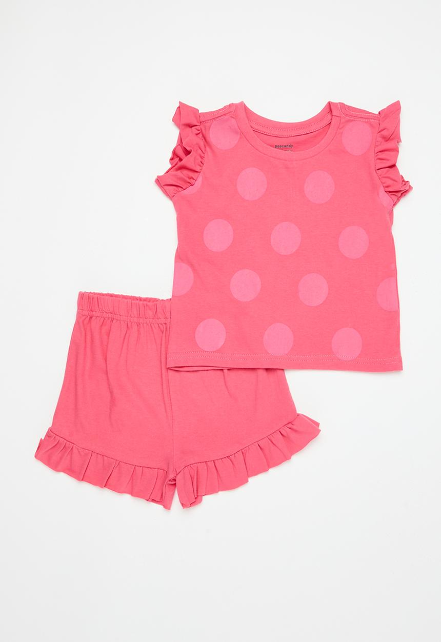 Pop Candy - Polka dot set - coral