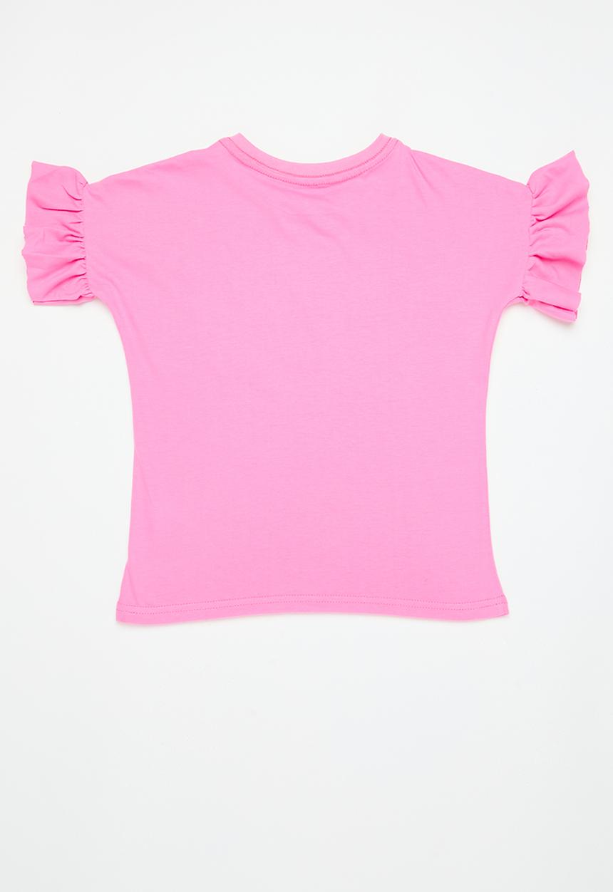 Pop Candy - 2 Pack printed tee - cerise african print 