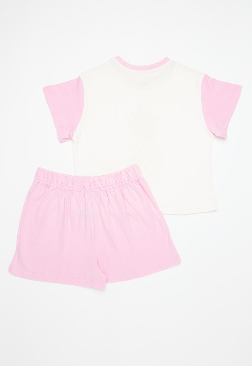 Rebel Republic - Pj set - light pink/white