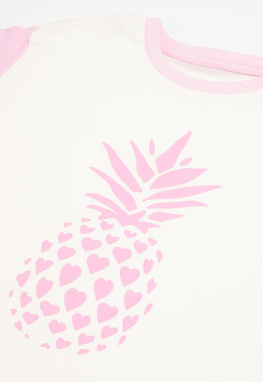 Rebel Republic - Pj set - light pink/white