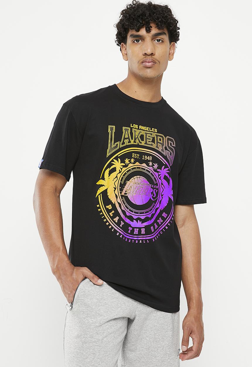 NBA - Men's giant o tee lakers - black