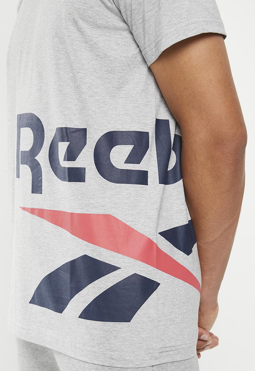 Reebok - GS side vector short sleeve - grey 