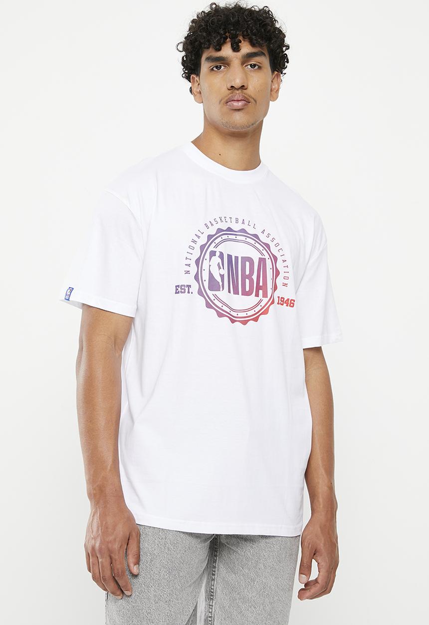 NBA - Men's giant o tee nba - white 