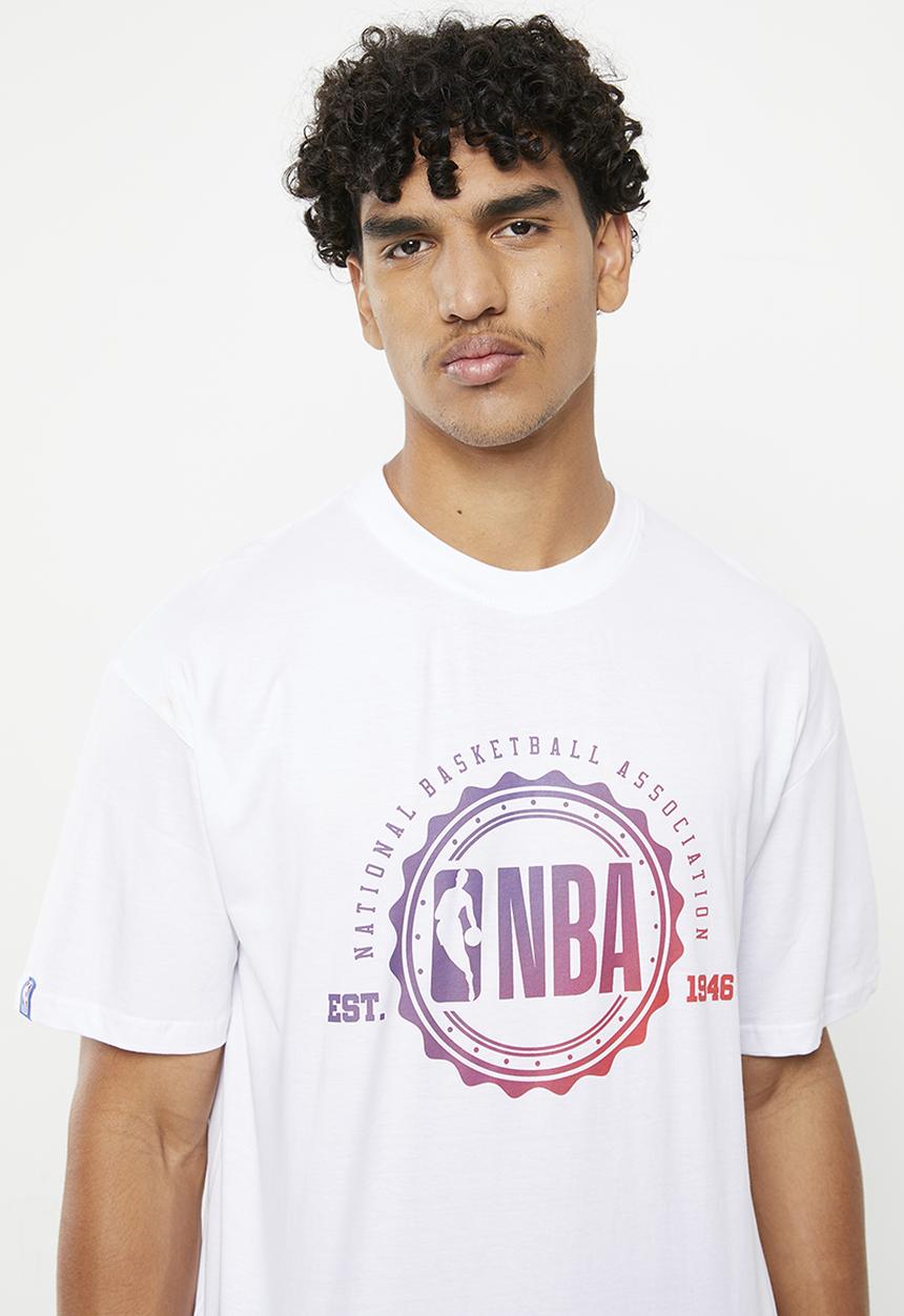 NBA - Men's giant o tee nba - white 