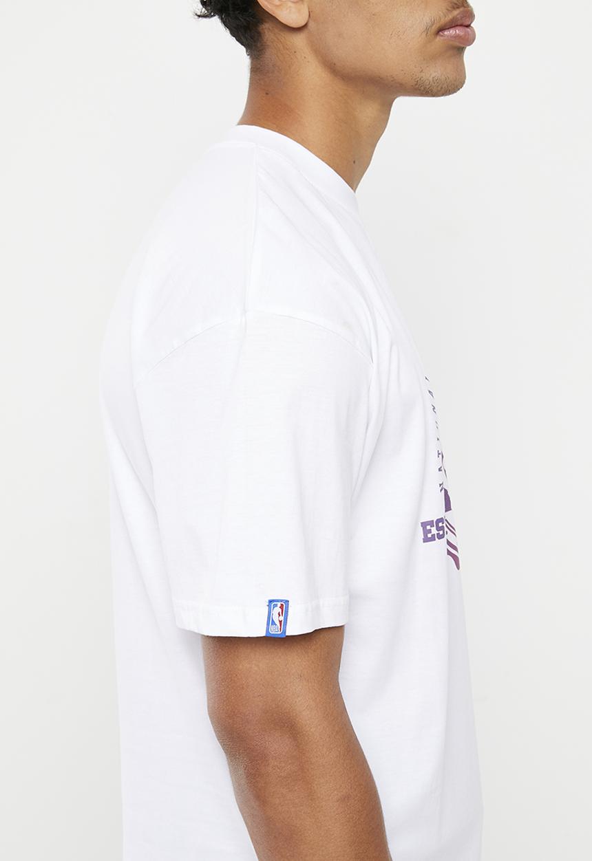 NBA - Men's giant o tee nba - white 