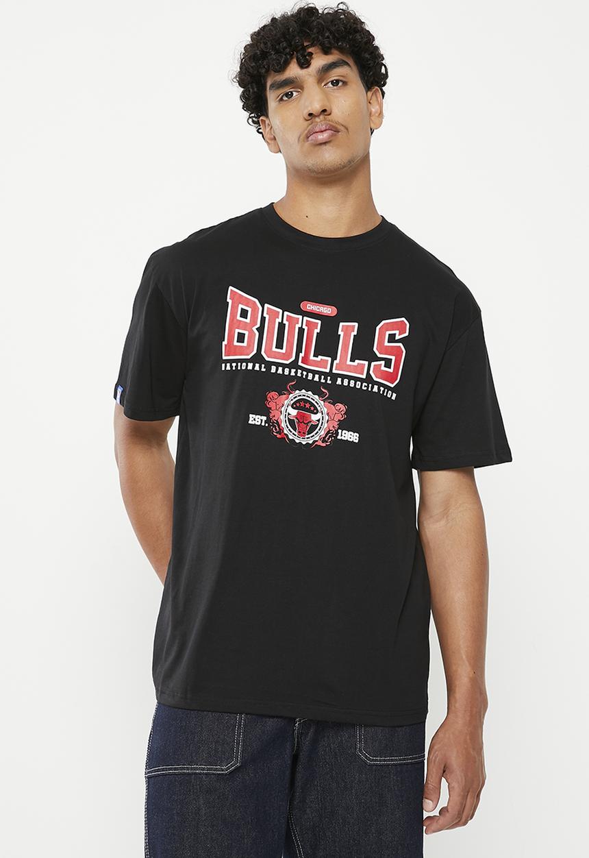 NBA - Men's giant o tee chicago bulls - black