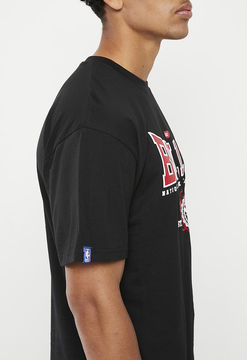 NBA - Men's giant o tee chicago bulls - black