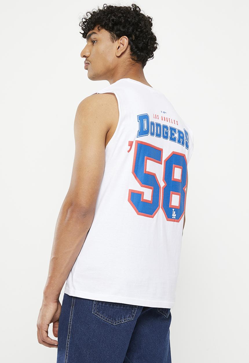 MLB - Men's intro vest la dodgers - white 