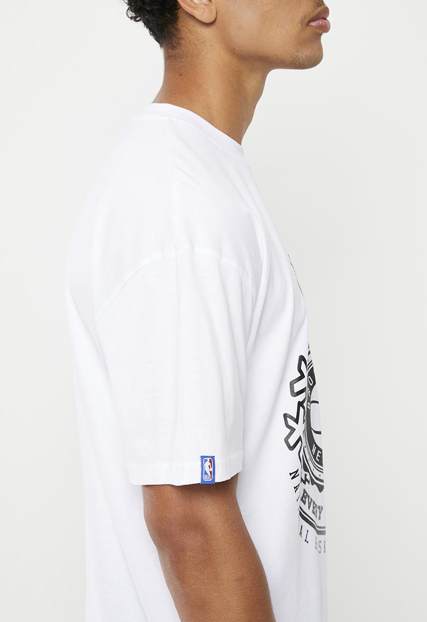 NBA - Men's giant o tee brooklyn nets - white