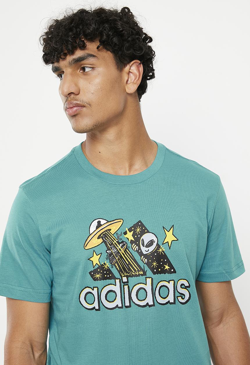 adidas Performance - M doodle f t - blue 