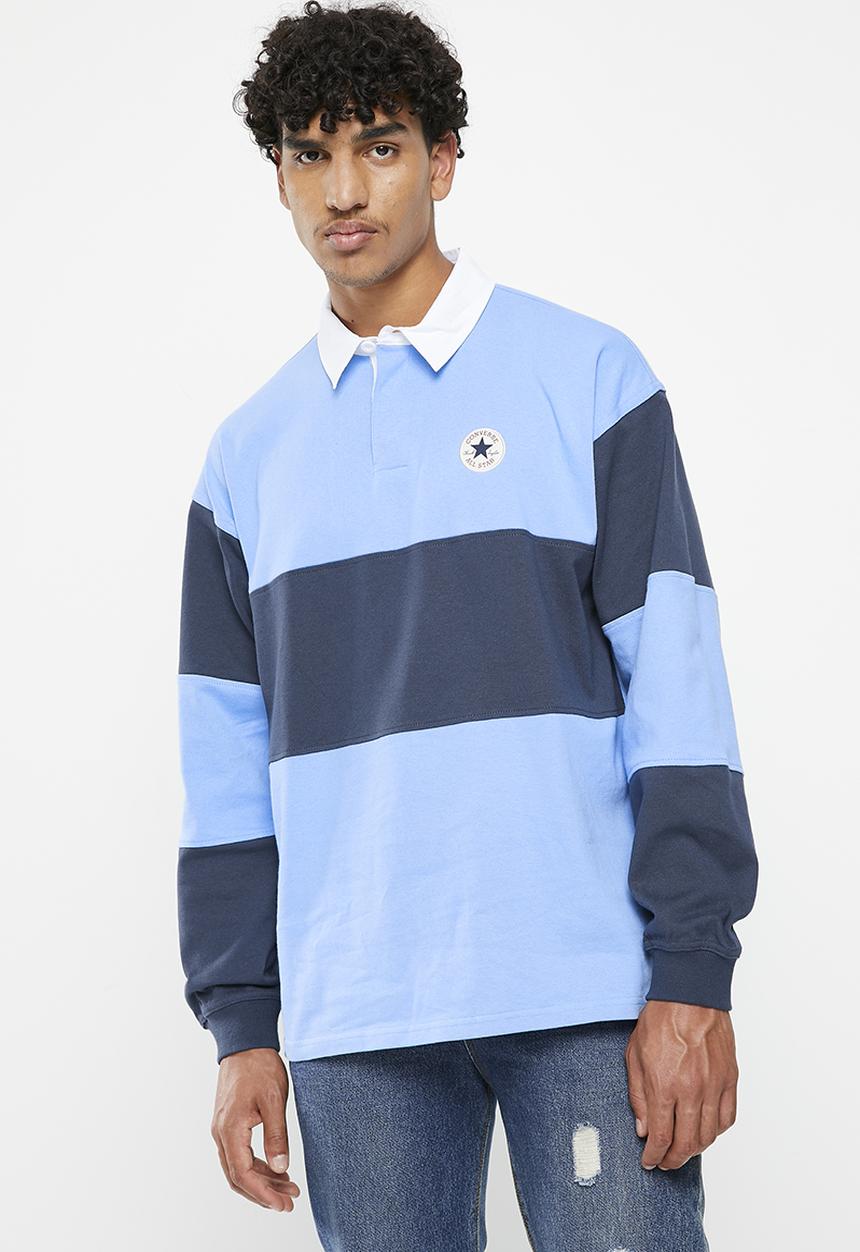 Converse - All star long sleeve rugby - blue 