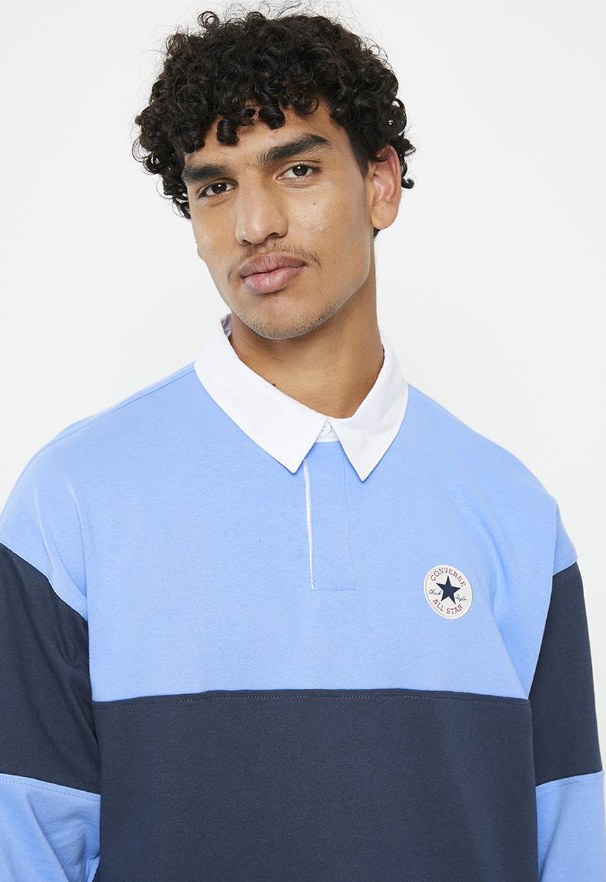Converse - All star long sleeve rugby - blue 