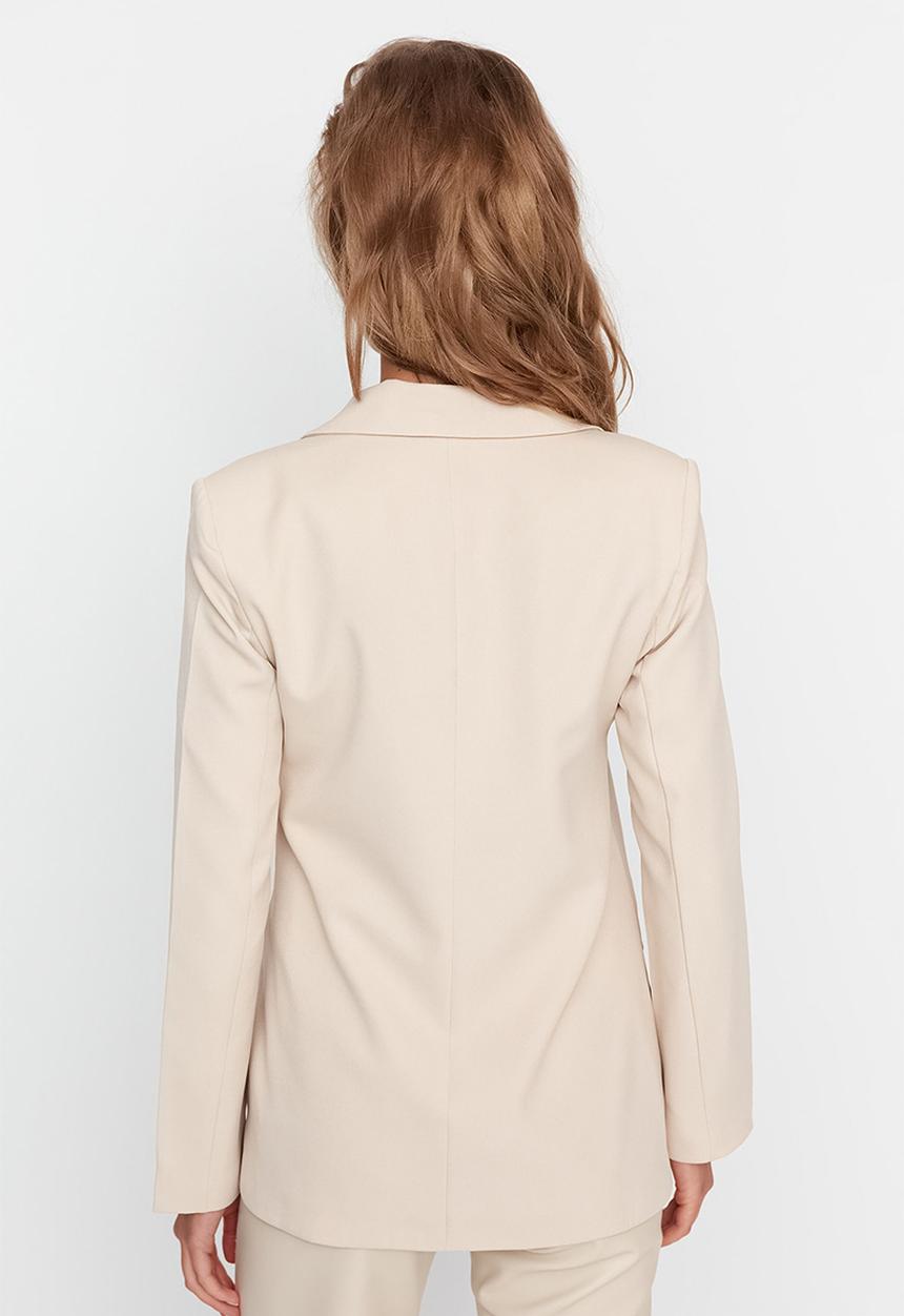 Trendyol - Double breasted blazer - stone