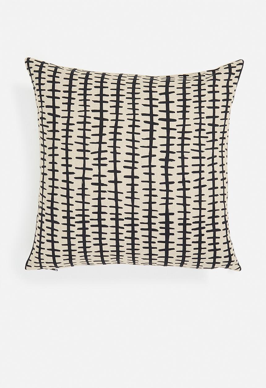 Hertex Haus - Border fence cushion cover - oyster