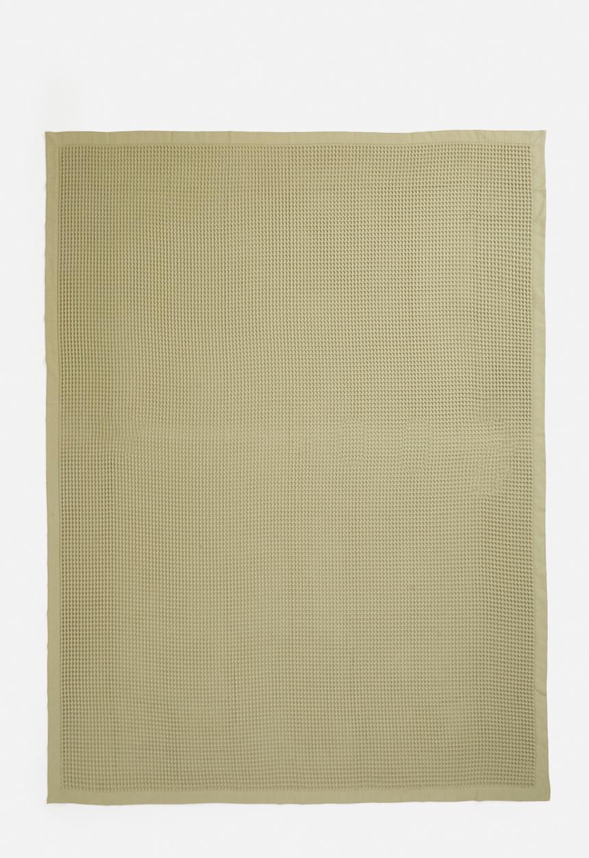 Hertex Haus - Honeycomb turkish cotton throw - leaflet