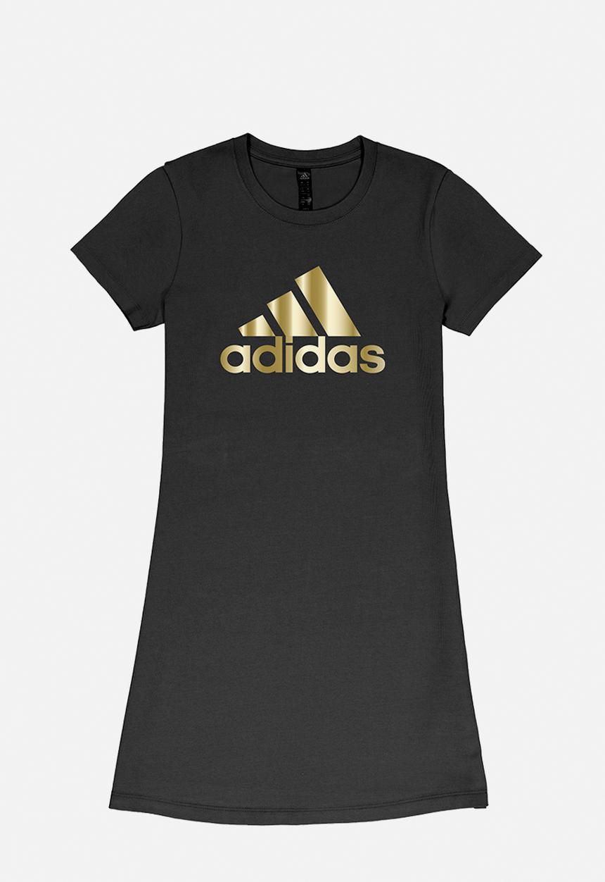 adidas Originals - G dress - black & gold foil