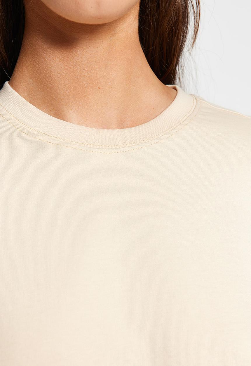 Trendyol - Relaxed tee - beige