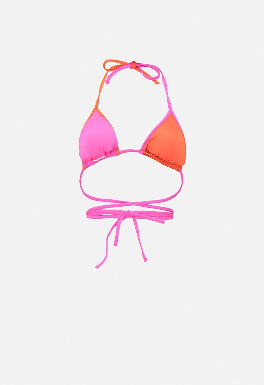 PUMA - Puma swim women wrap triangle - pink/chili