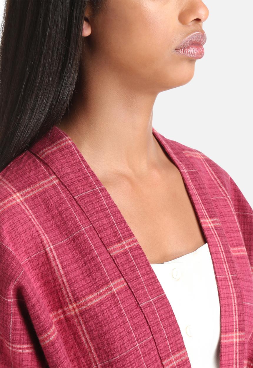 VILA - Winthercheck Kimono