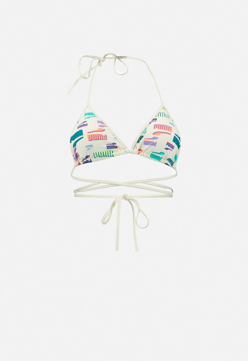 PUMA - Puma swim women wrap triangle 1p - white combo