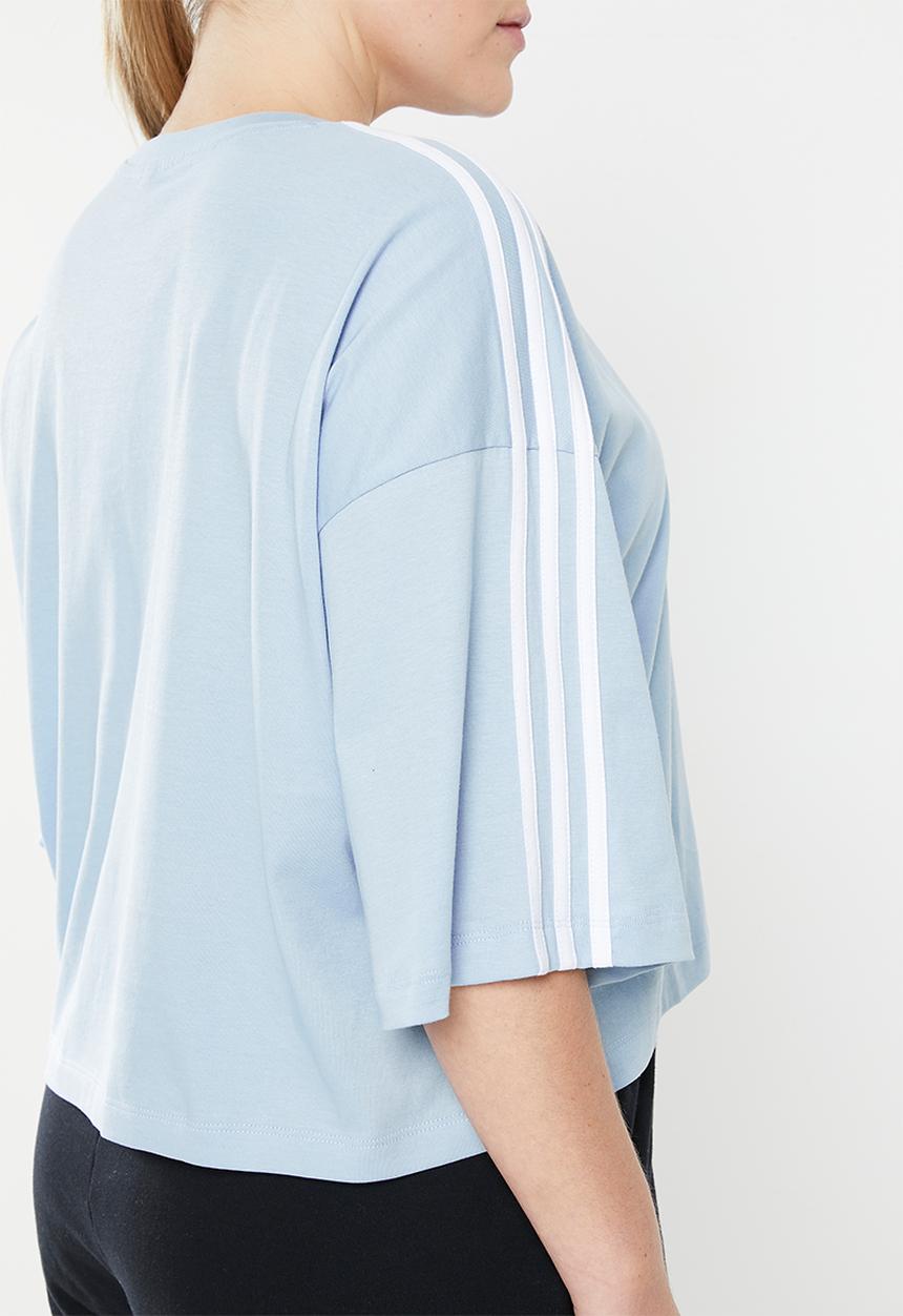 adidas Performance - Plus w 3s cr top - wonder blue & white