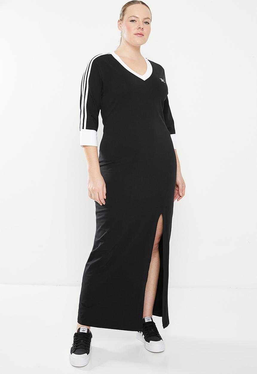 adidas Originals - Plus v-neck dress w - black