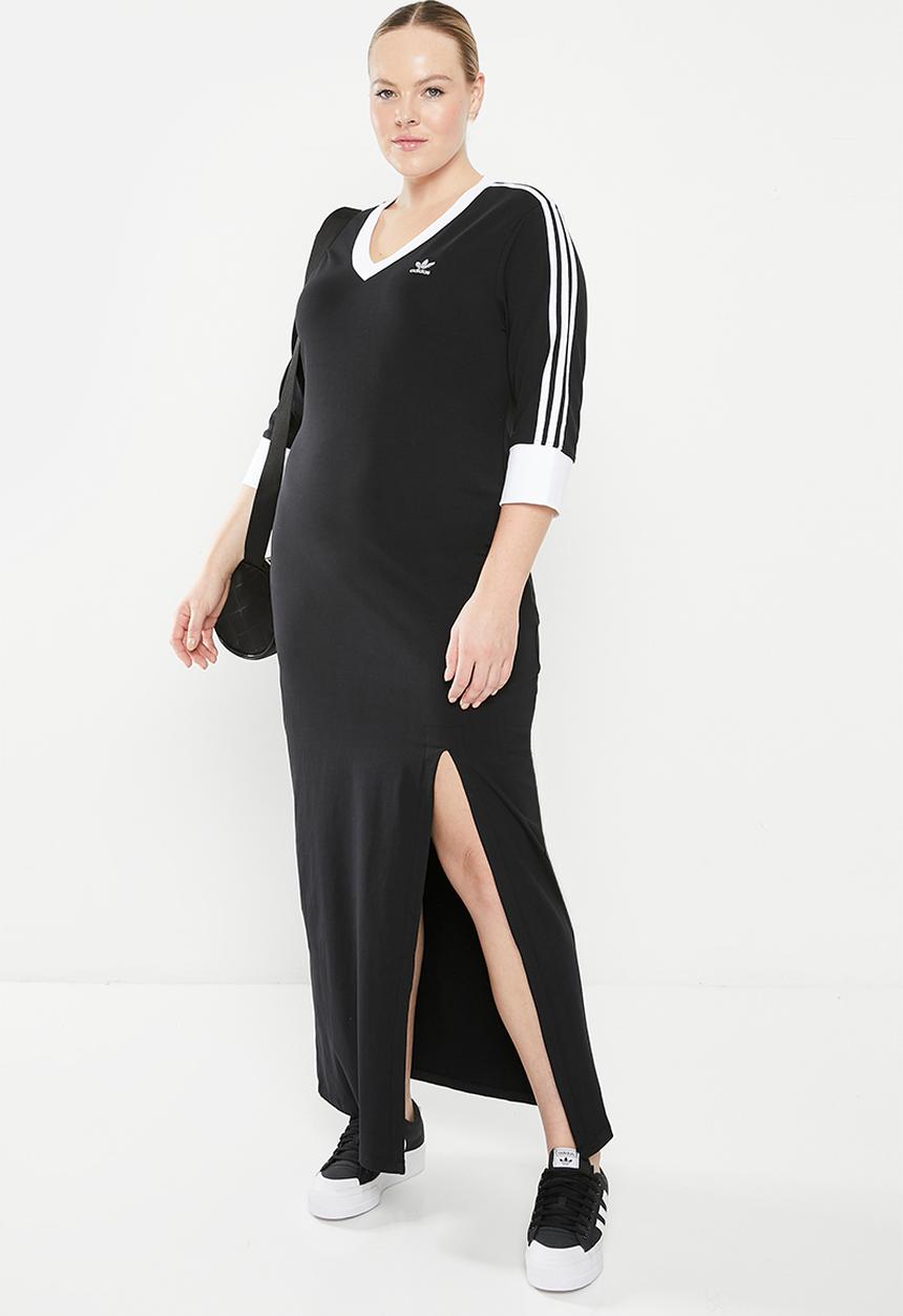 adidas Originals - Plus v-neck dress w - black