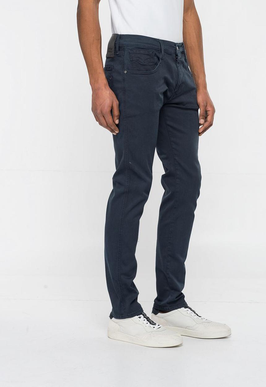 Replay - 10.5 OZ bull hyperflex stretch denim slim - blue