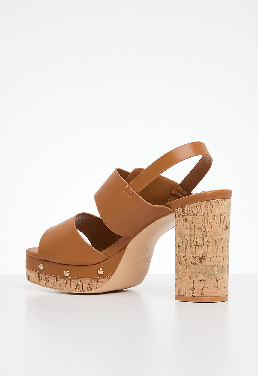 Madison® - Alexis cork detail platform sandal - tan
