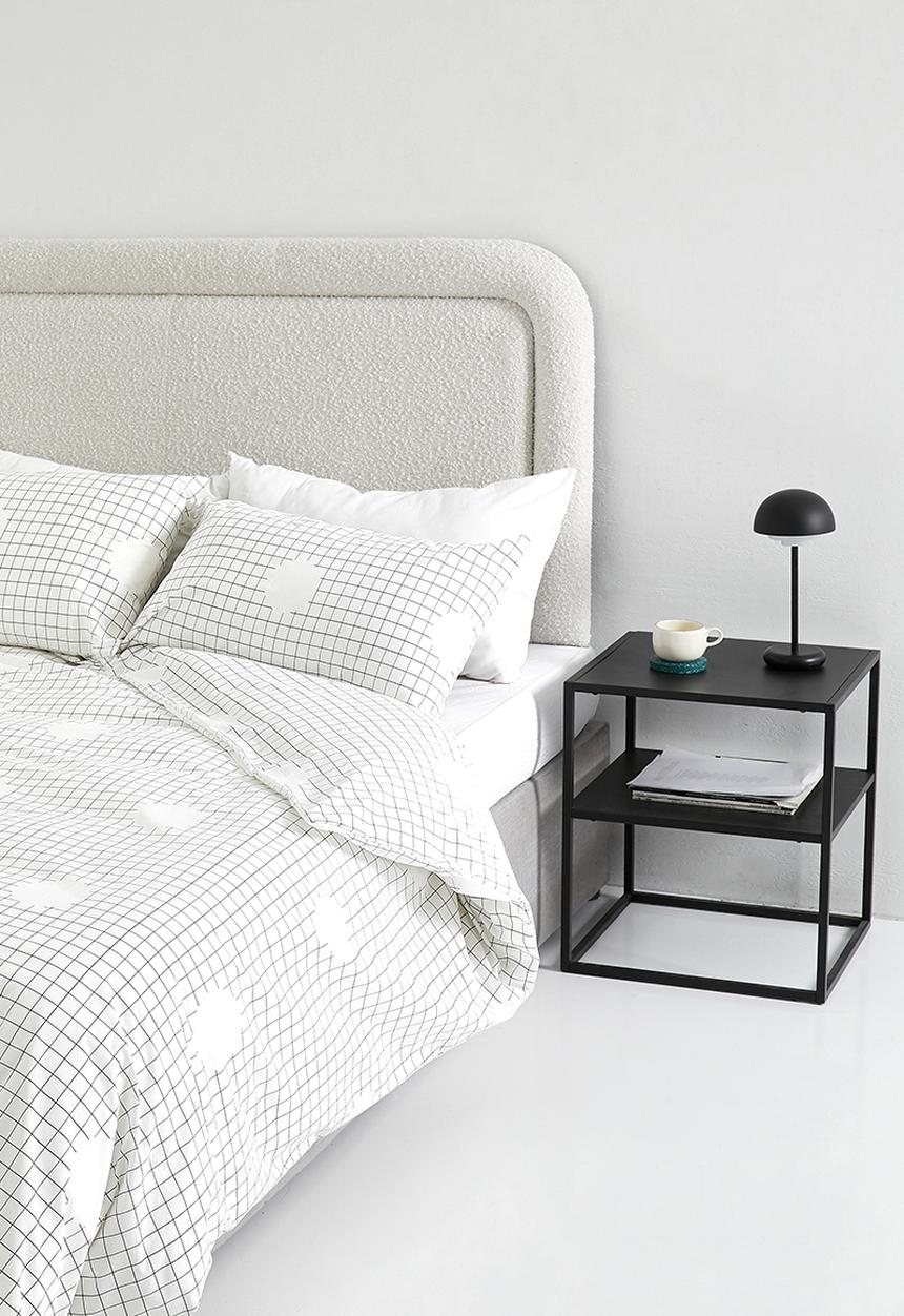 Sixth Floor - Sam printed cotton duvet cover set - black & white 