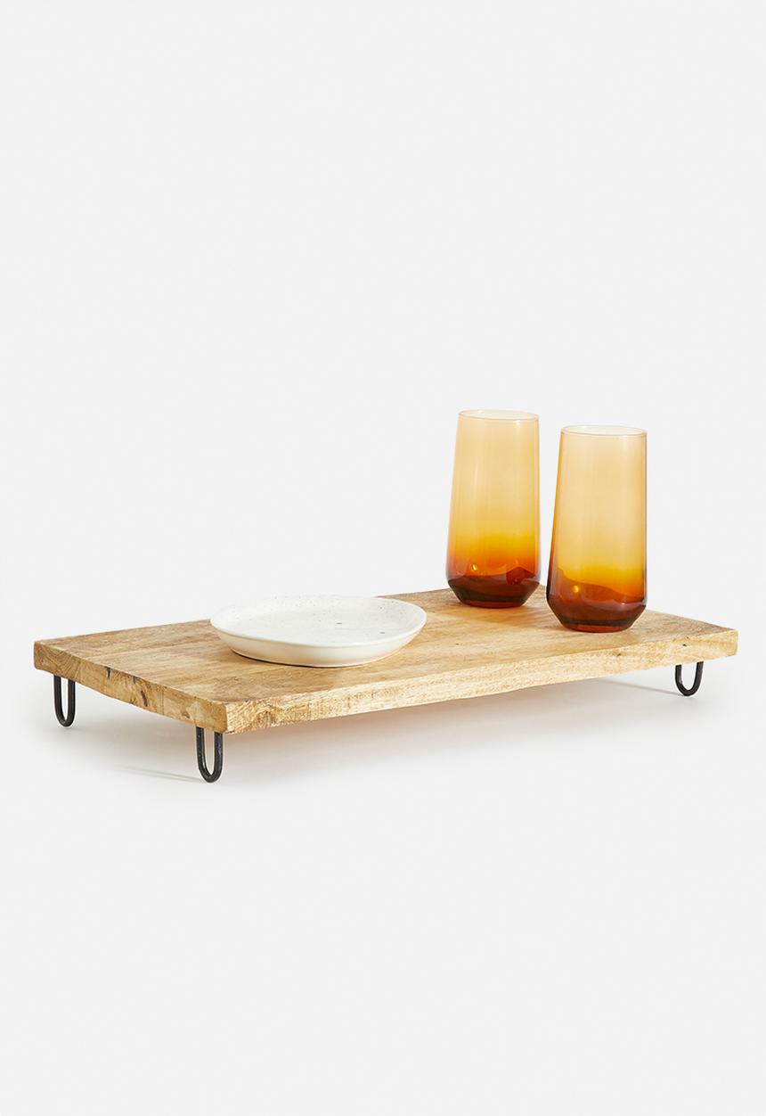 Excellent Houseware - Indi serving tray - natural
