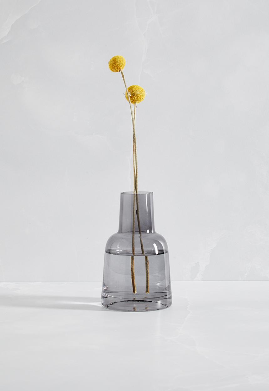 Sixth Floor - Kira glass vase - smoke