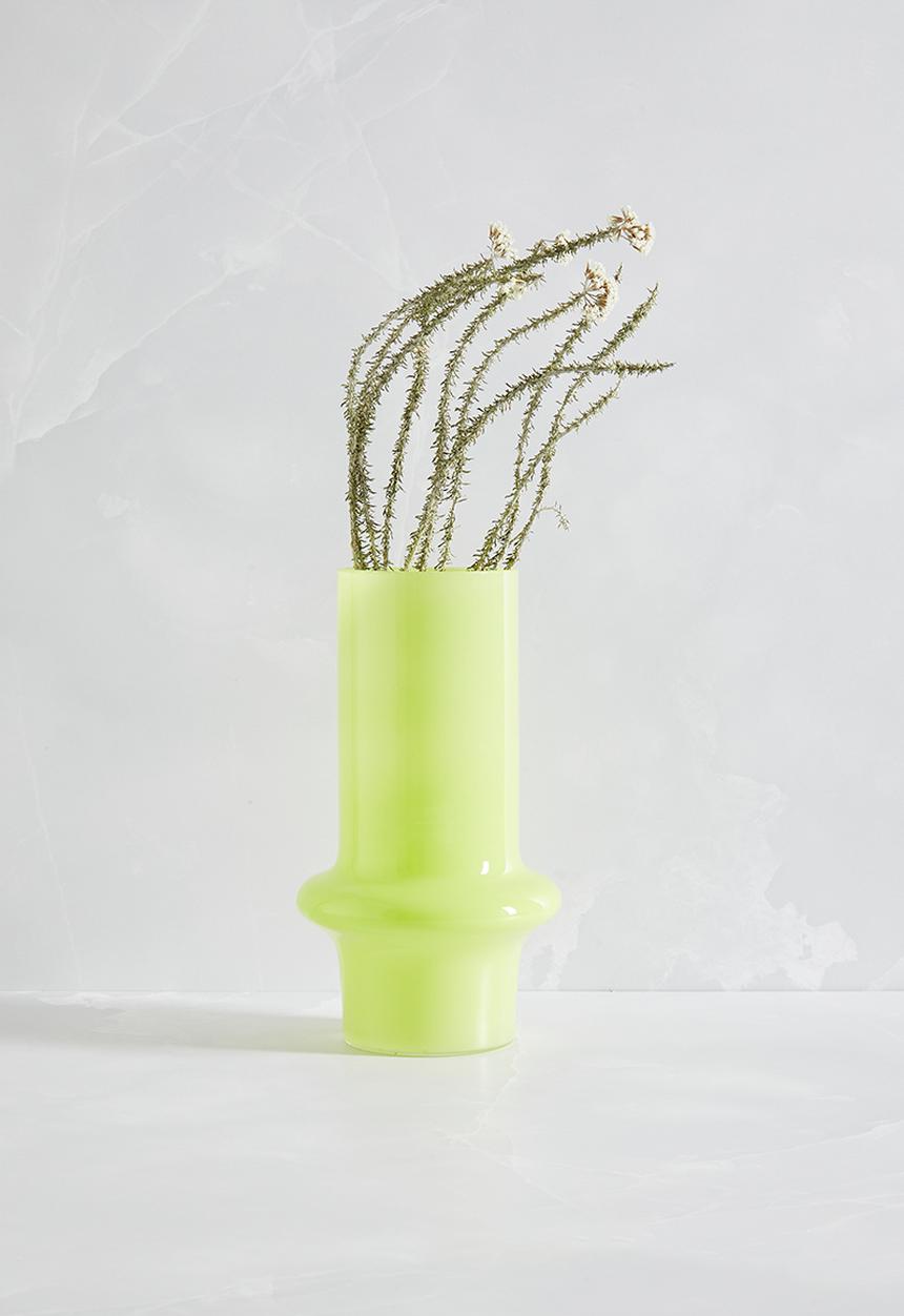 Sixth Floor - Julian glass vase - matcha green