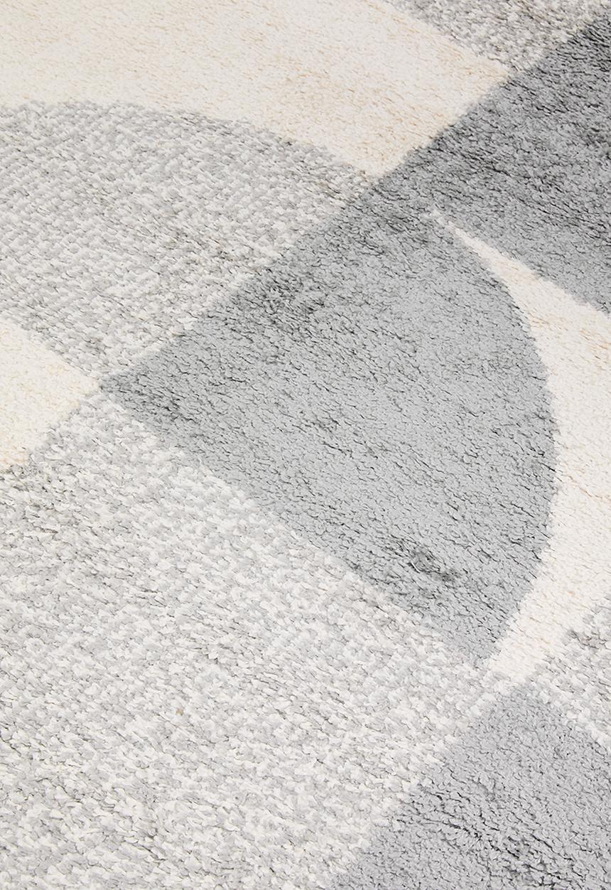 Fotakis - Gippy shaggy rug - abstract grey