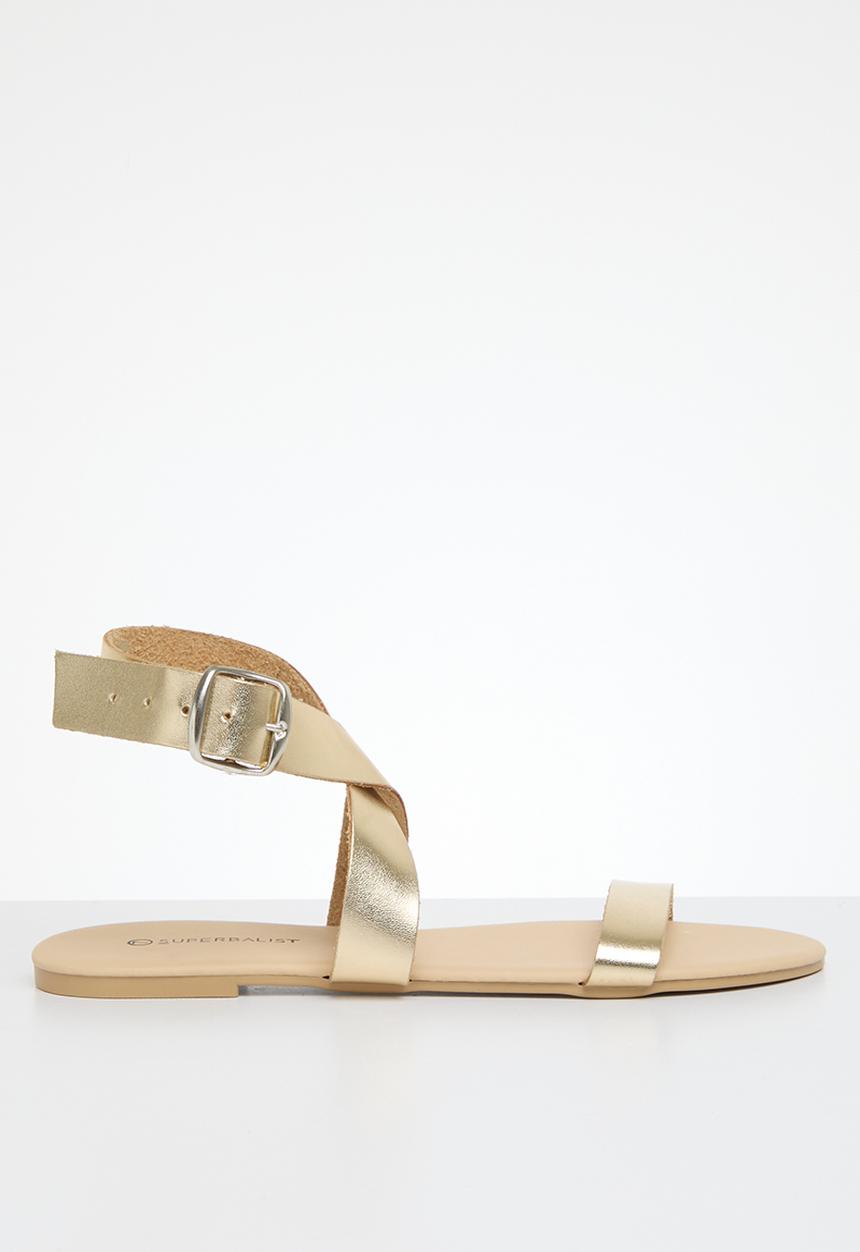 Superbalist - Talia ankle strap sandal - gold