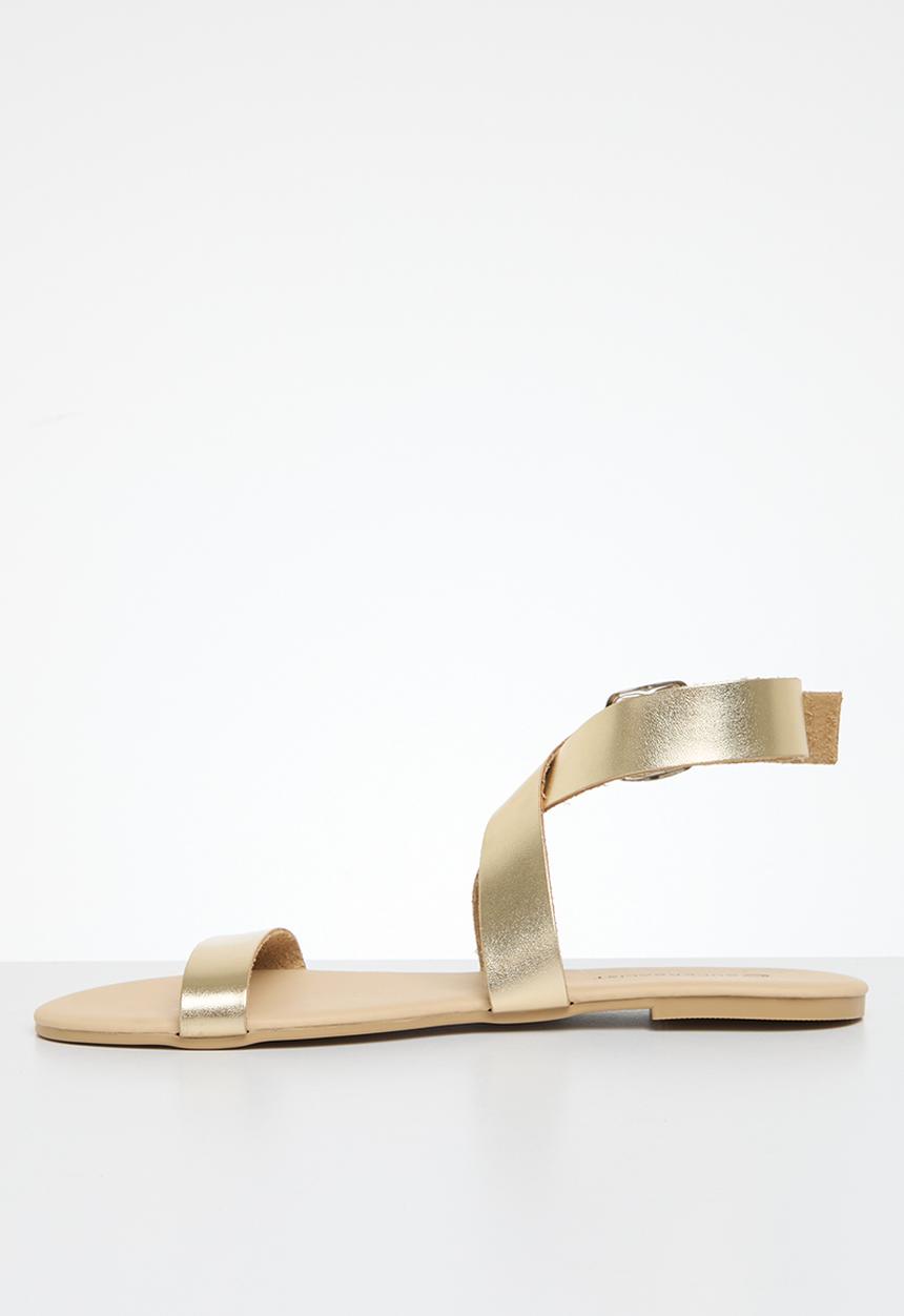 Superbalist - Talia ankle strap sandal - gold