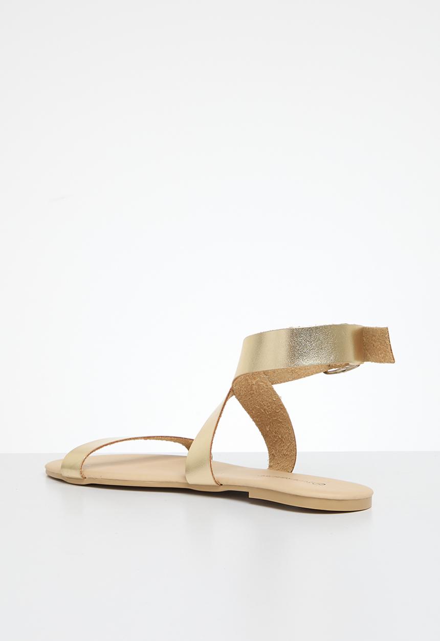 Superbalist - Talia ankle strap sandal - gold