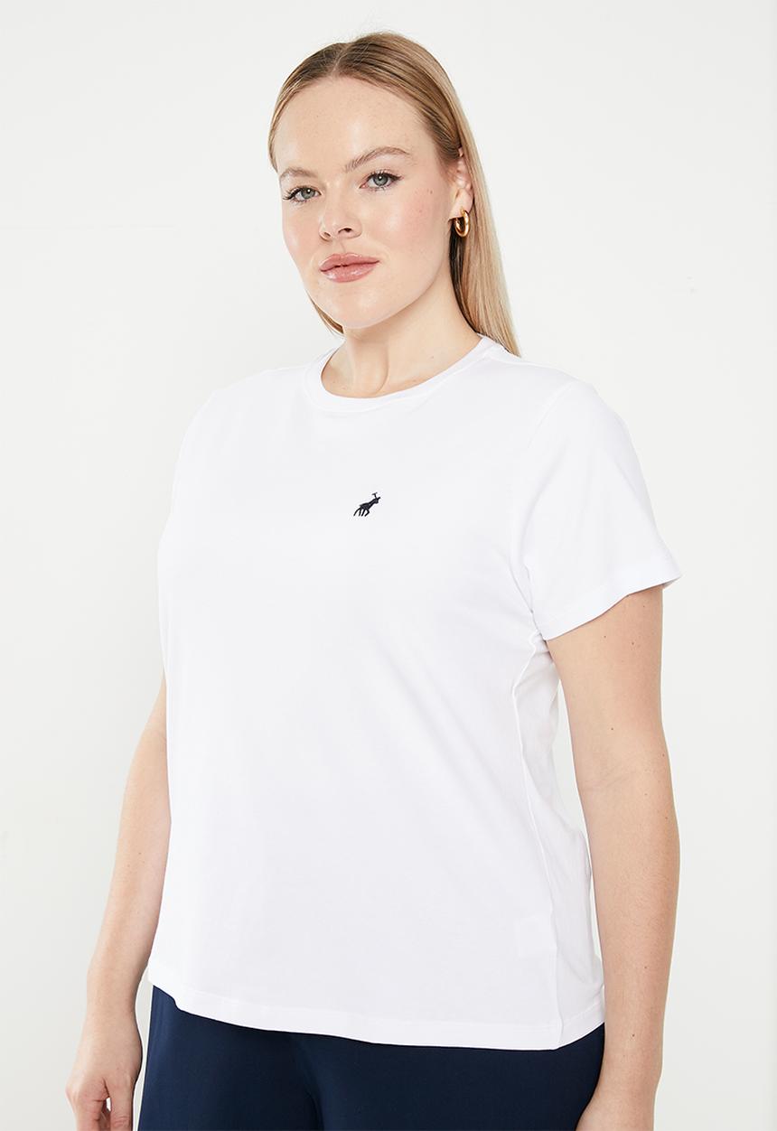 POLO - Plus allie tee - white