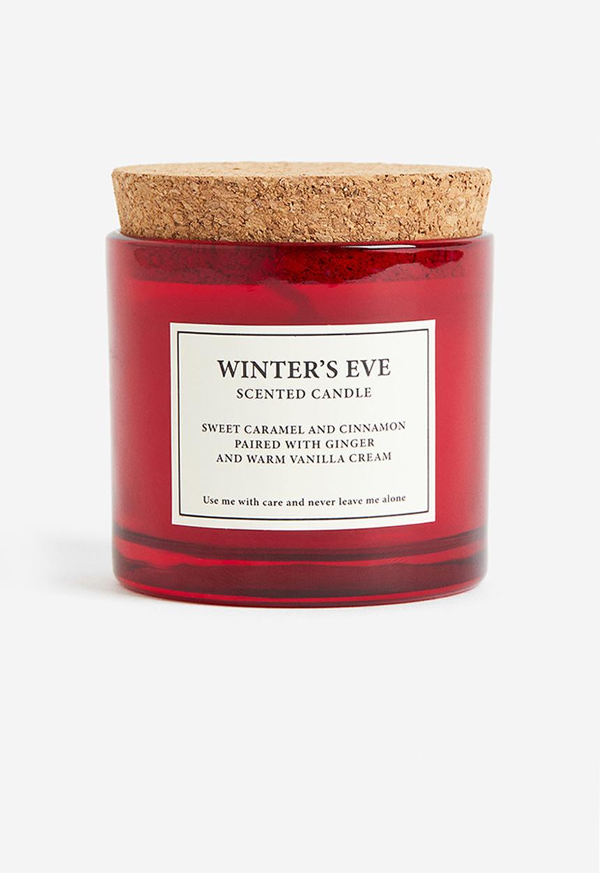 H&M - Cork-lid scented candle - red/winter's eve