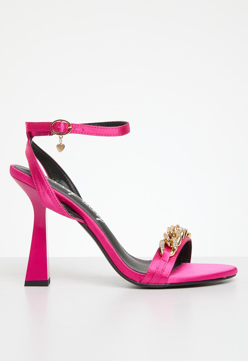 SISSY BOY - Jewelled chain sandal - pink