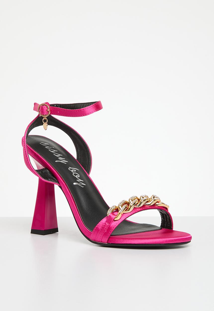 SISSY BOY - Jewelled chain sandal - pink