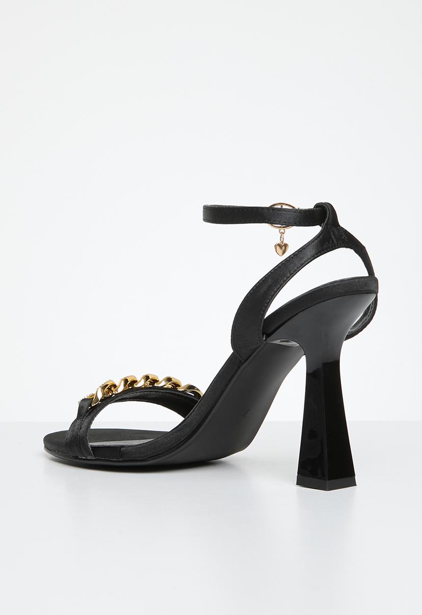 SISSY BOY - Jewelled chain sandal - black