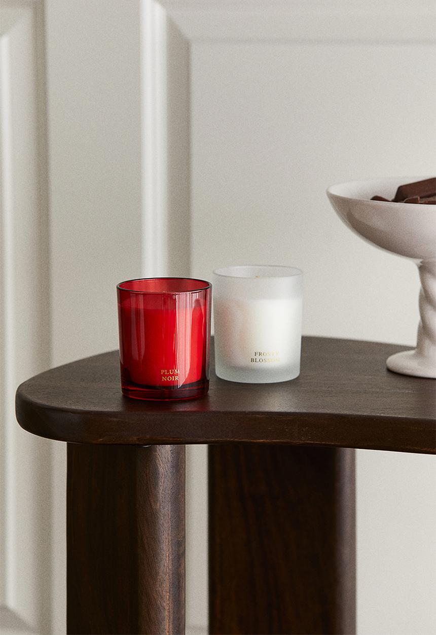 H&M - Gift-boxed 2-pack scented candles - red/white