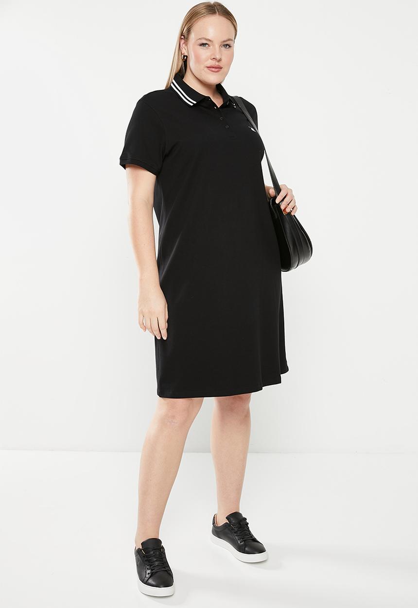 POLO - Plus leah golfer dress - black
