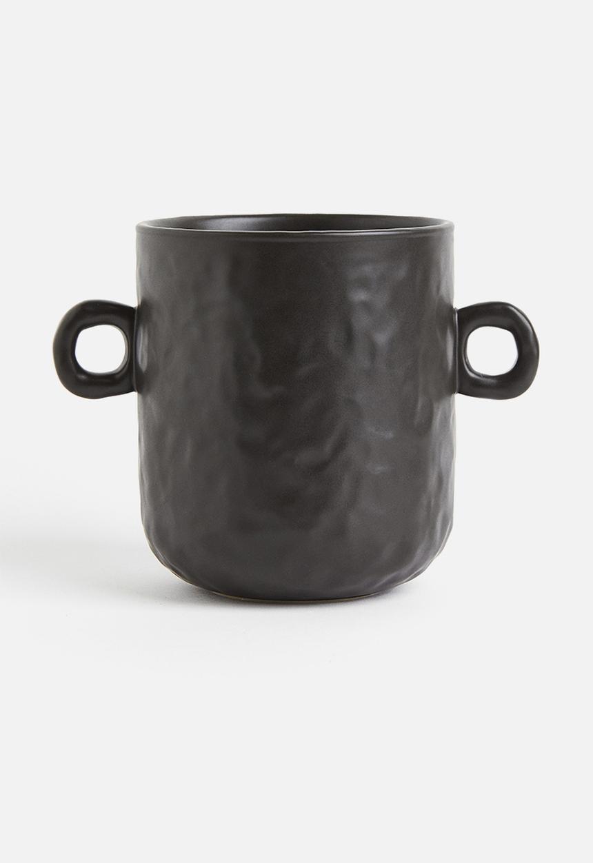 H&M - Stoneware cutlery holder - black