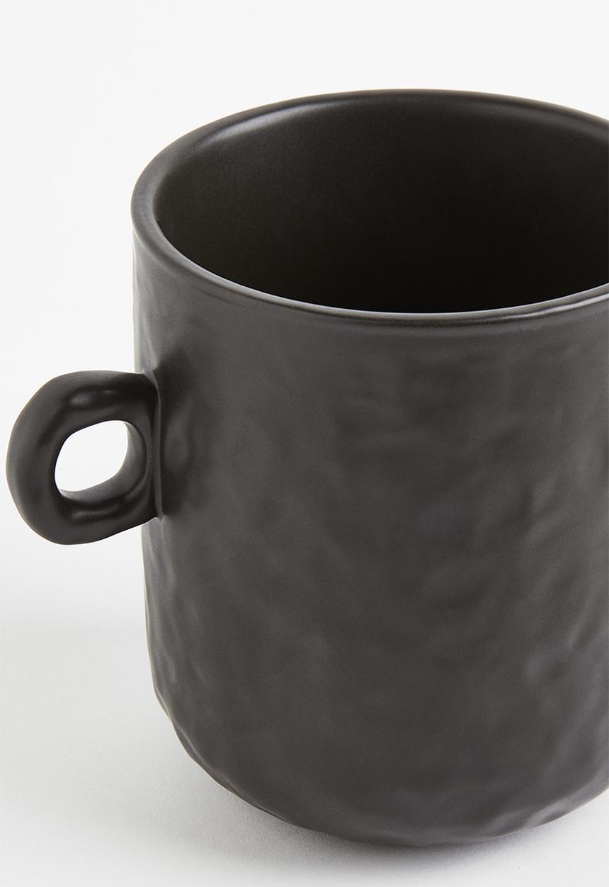 H&M - Stoneware cutlery holder - black
