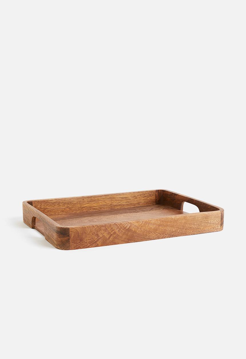 H&M - Wooden tray - beige